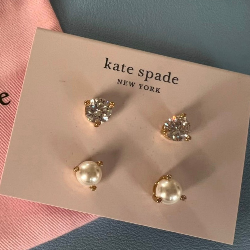 Kate Spade Rise and Shine Earrings 2-stud set